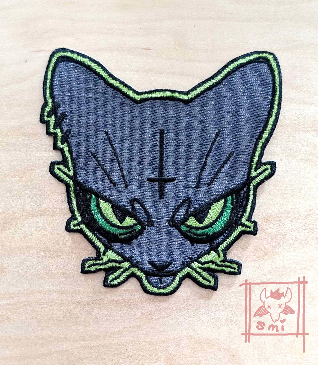 Punk Spike Cat Patch