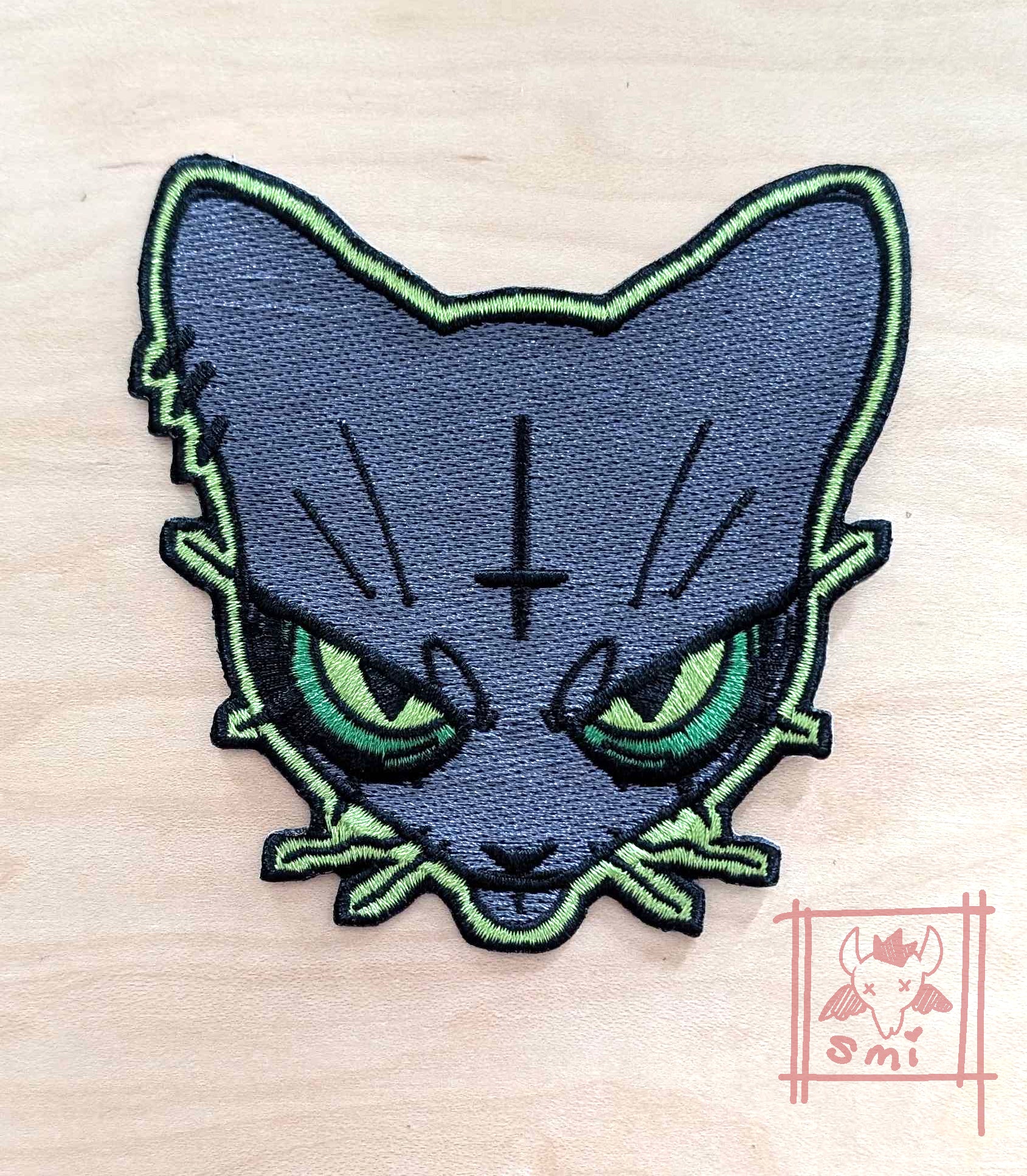 Punk Spike Cat Patch