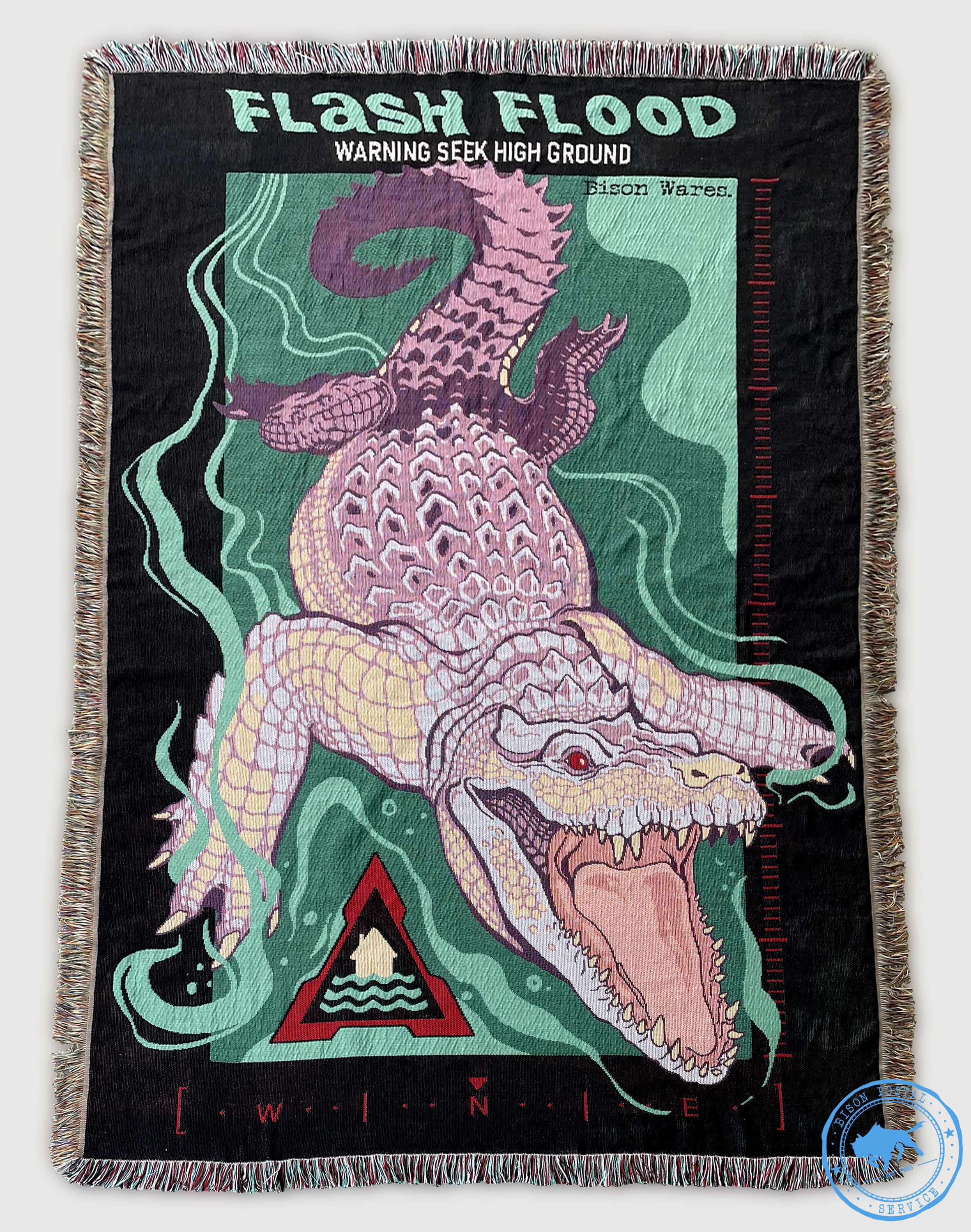 FLASH FLOOD - Woven Blanket