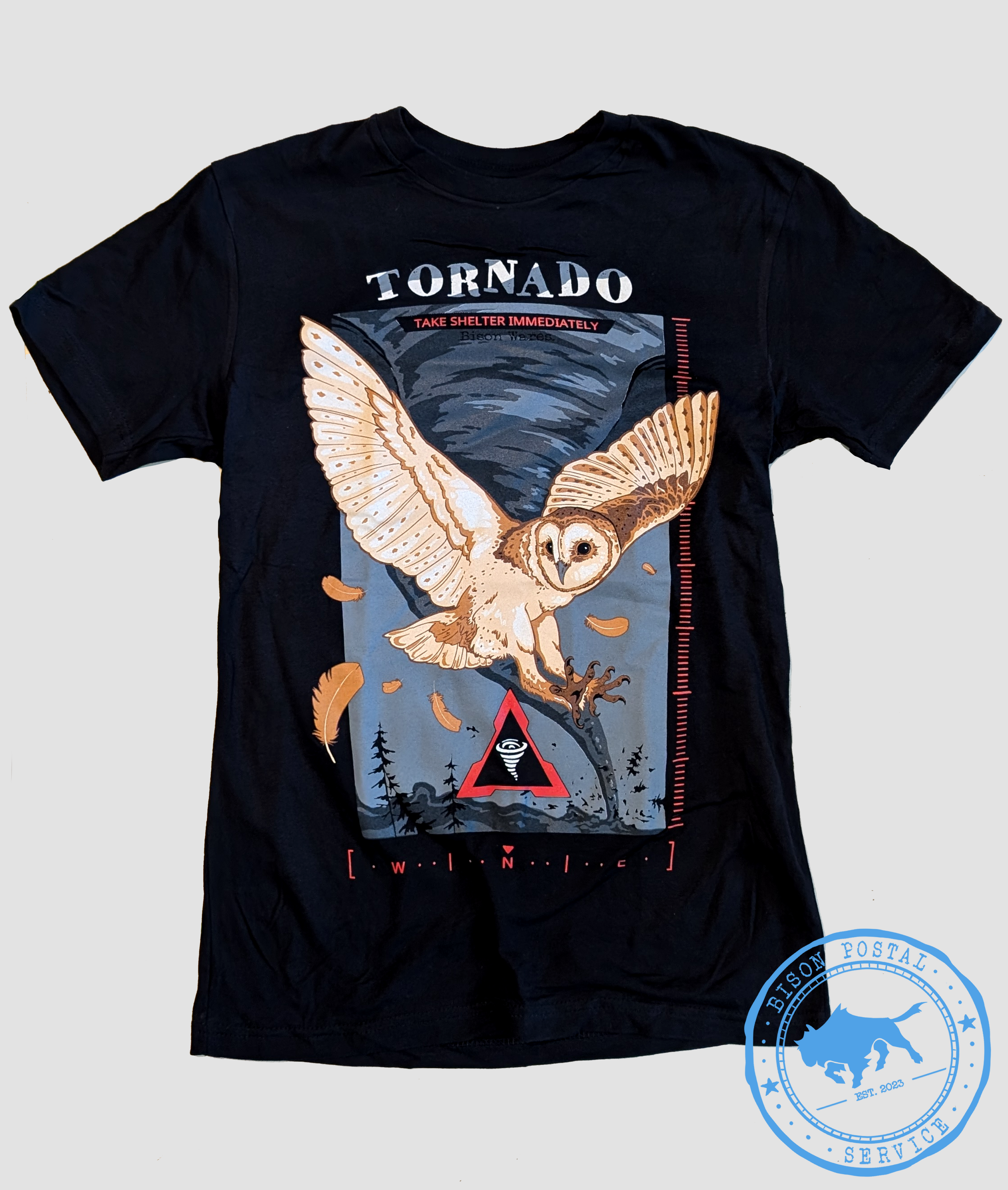 Tornado Barn Owl - T-Shirt