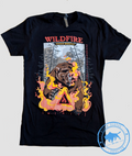 Wild Fire Grizzly Bear - T-Shirt